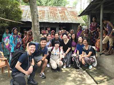 學生校友代表團前赴孟加拉考察社會事業